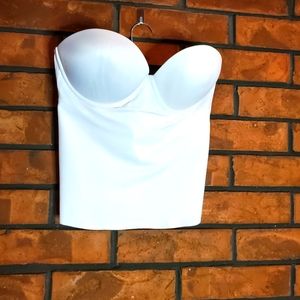 Felina white corset 36C used like new